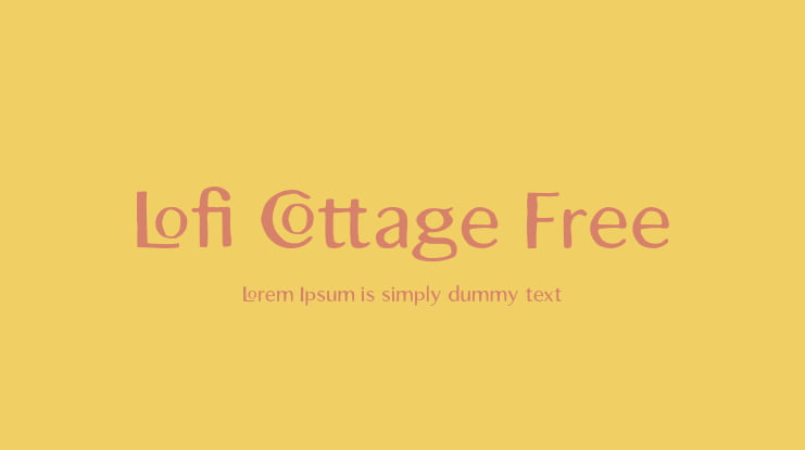Lofi Cottage Free Font