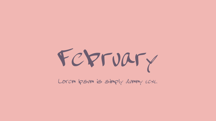 February Font