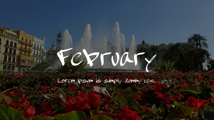 February Font