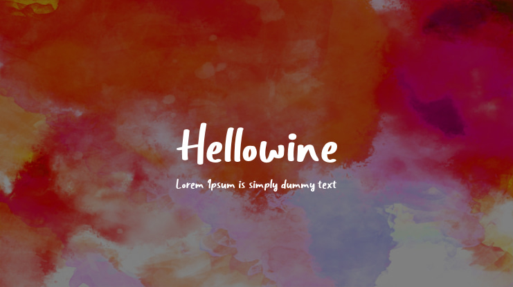 Hellowine Font