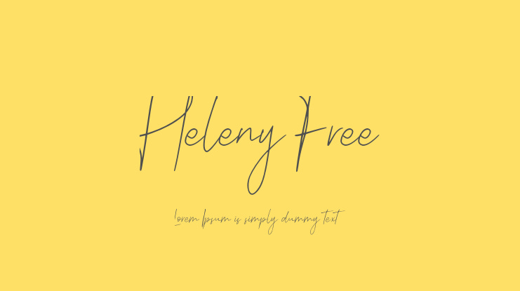 Heleny Free Font