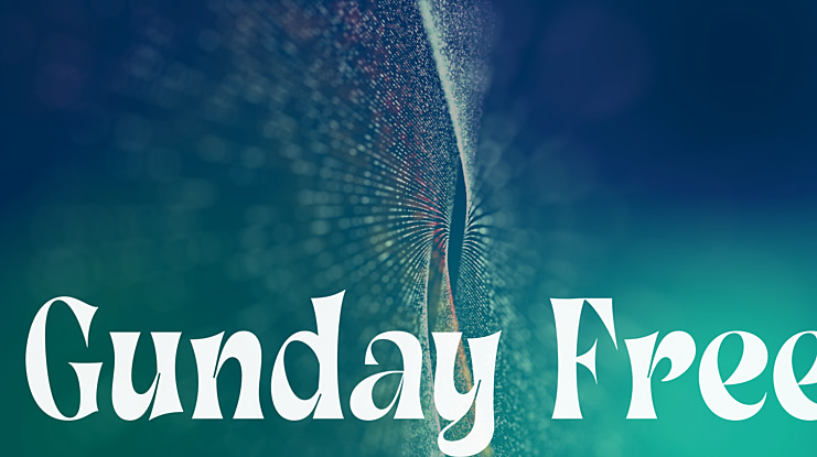 Gunday Free Font