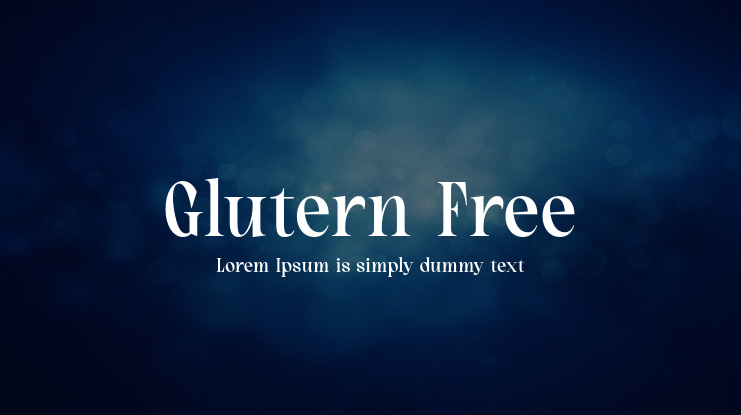 Glutern Free Font