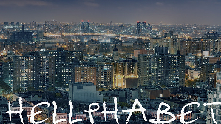 Hellphabet Font
