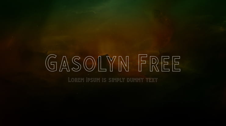 Gasolyn Free Font Family