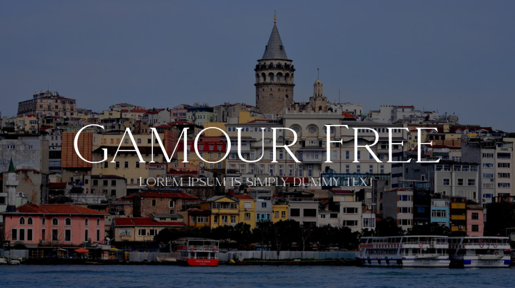 Gamour Free Font Family