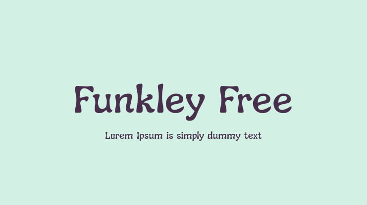 Funkley Free Font