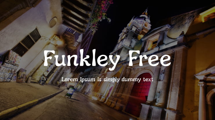 Funkley Free Font