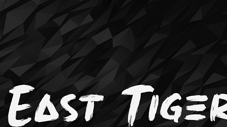 East Tiger Font Family