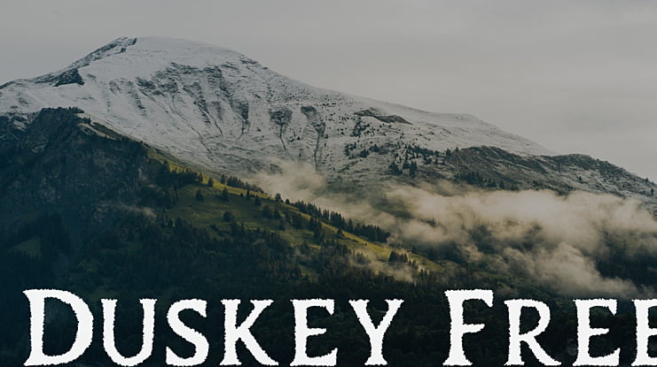 Duskey Free Font Family