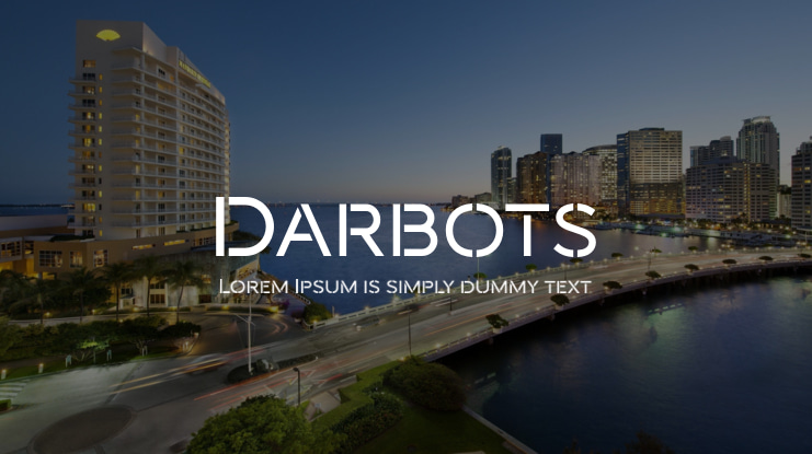 Darbots Font