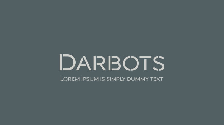 Darbots Font