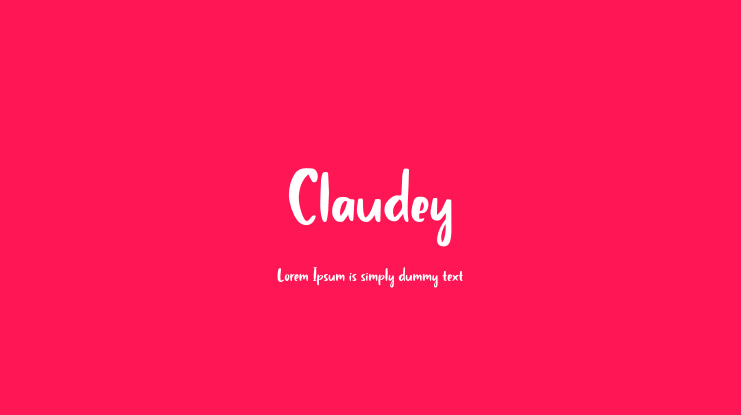 Claudey Font