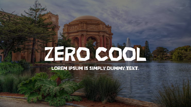 Zero Cool Font