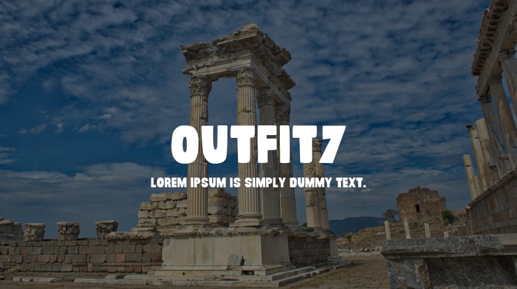 Outfit7 Font