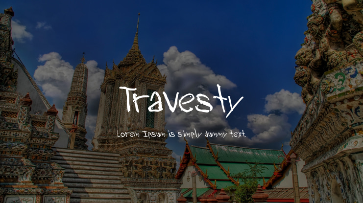 Travesty Font Family