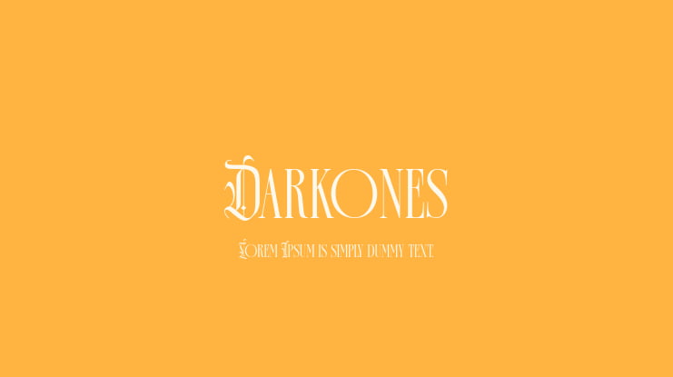 Darkones Font