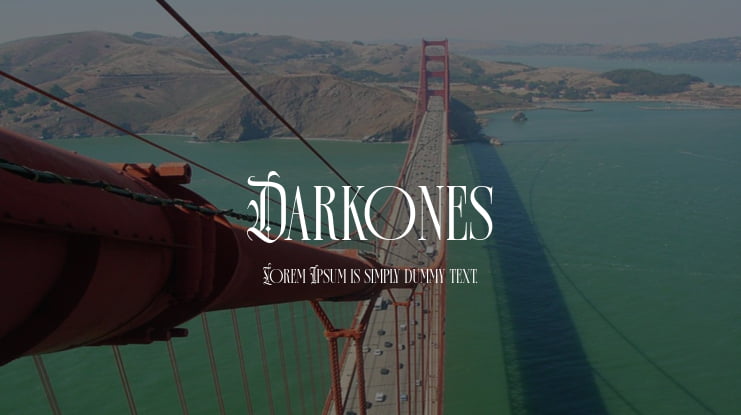 Darkones Font