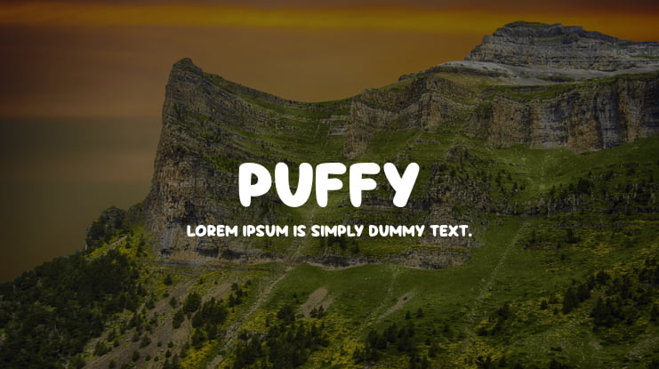 Puffy Font