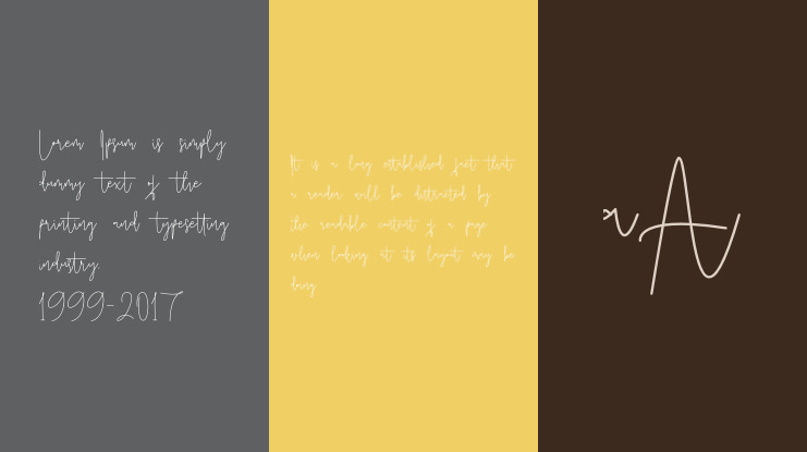 Amontiny Signature Font