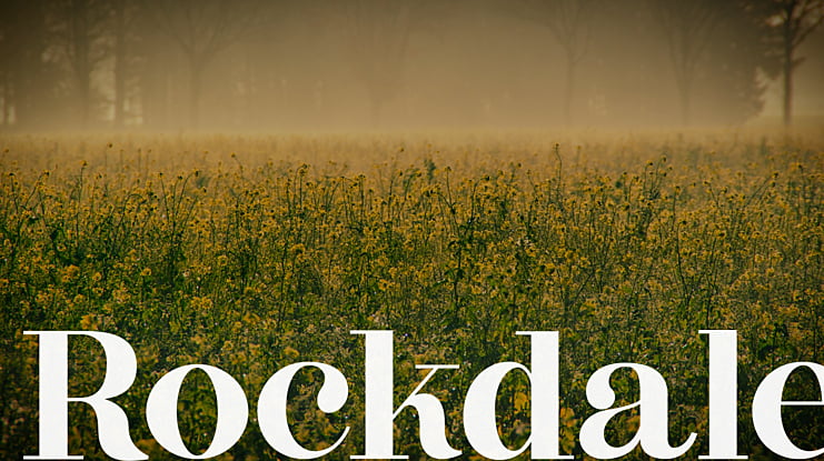 Rockdale Font
