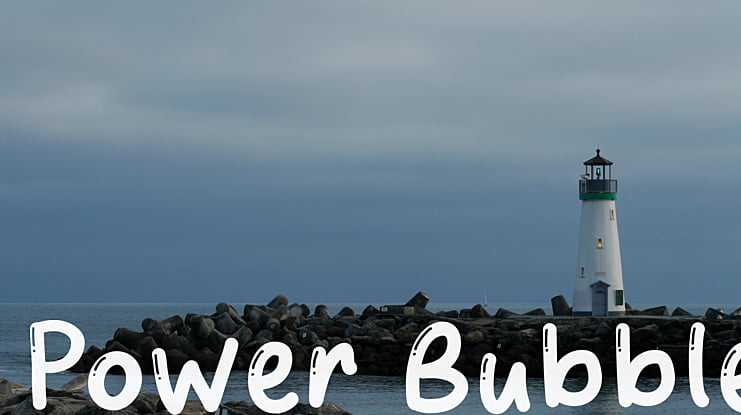Power Bubble Font
