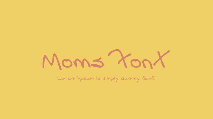 Moms Font