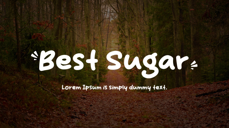 Best Sugar Font