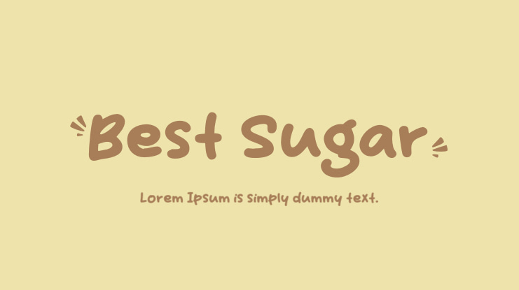 Best Sugar Font