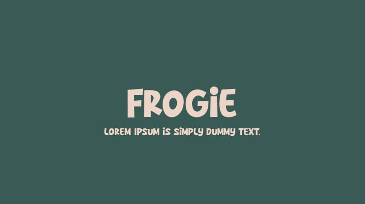 Frogie Font