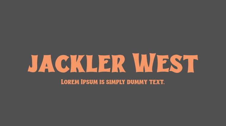 jackler West Font