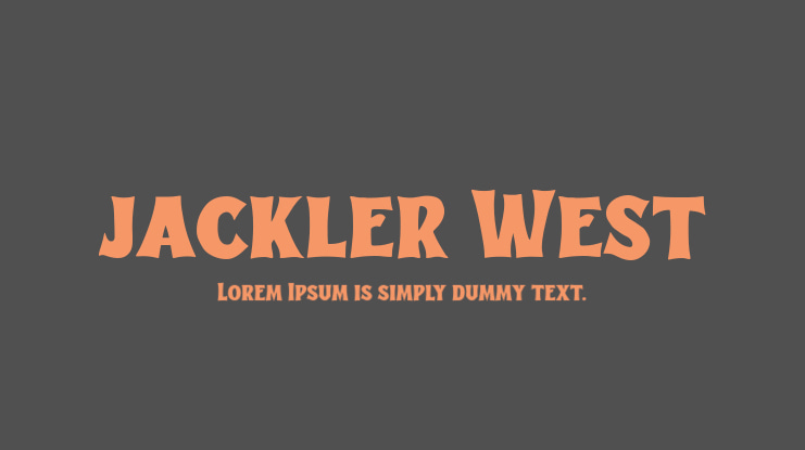 jackler West Font