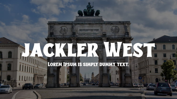 jackler West Font