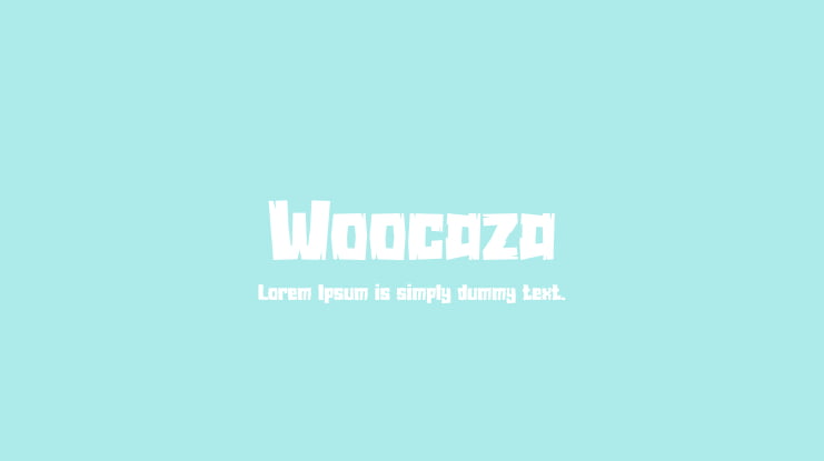Woocaza Font