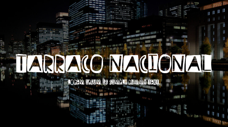 Tarraco Nacional Font