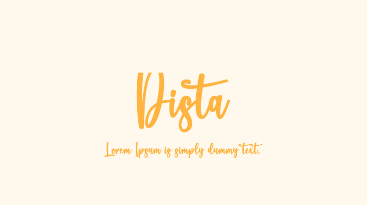 Dista Font