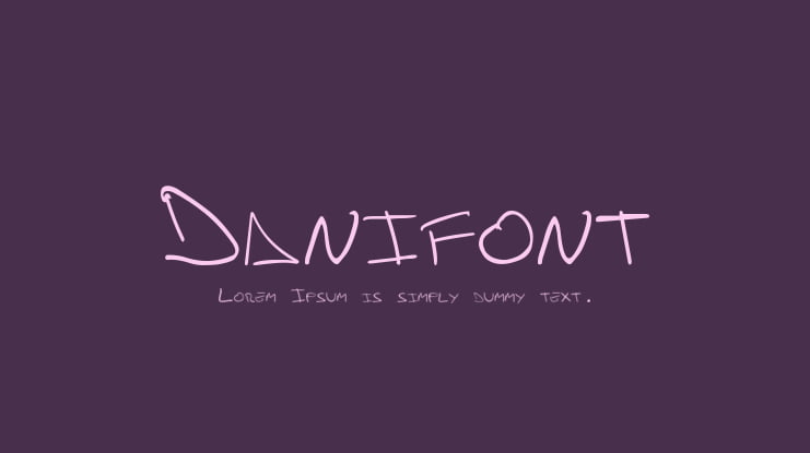 Danifont Font