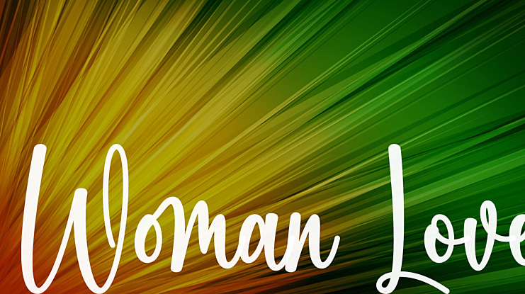 Woman Love Font