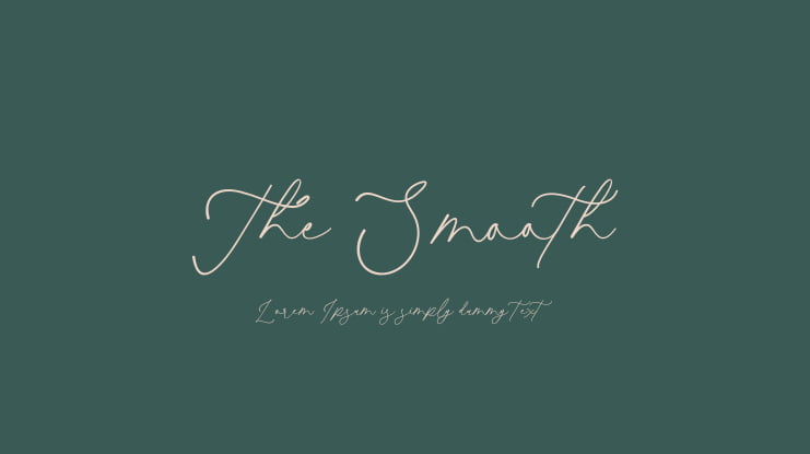 The Smooth Font