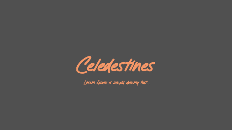 Celedestines Font Family
