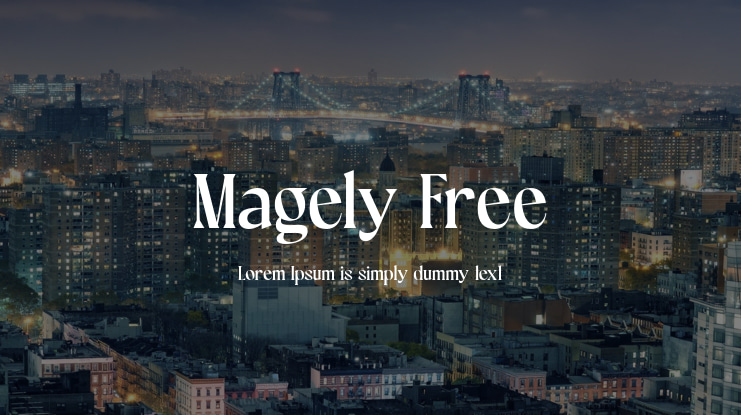 Magely Free Font