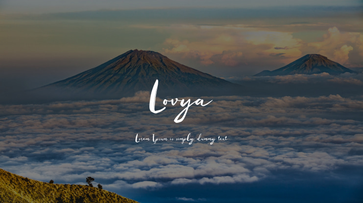 Lovya Font