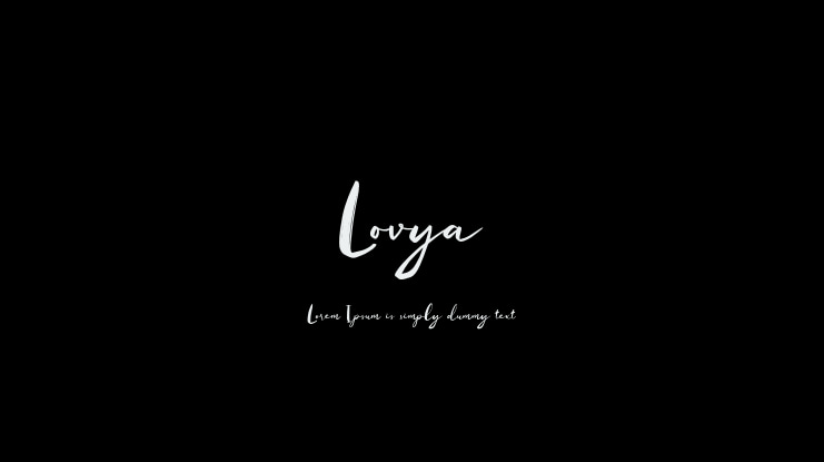 Lovya Font