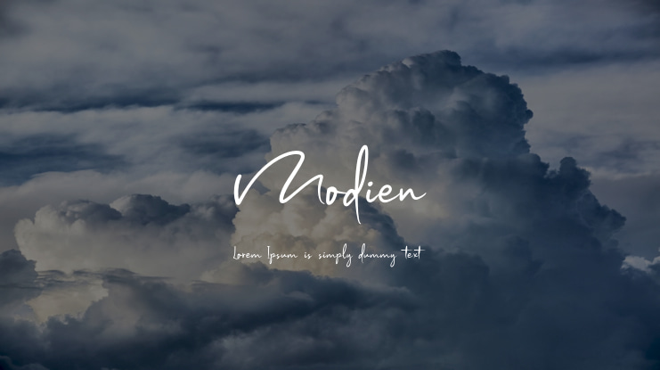 Modien Font