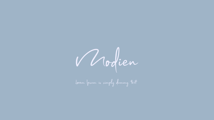 Modien Font