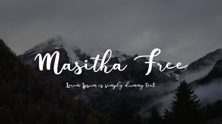 Masitha Free Font