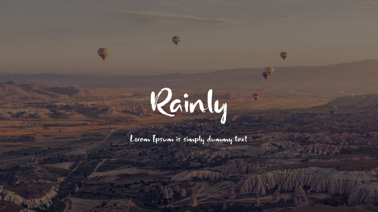 Rainly Font