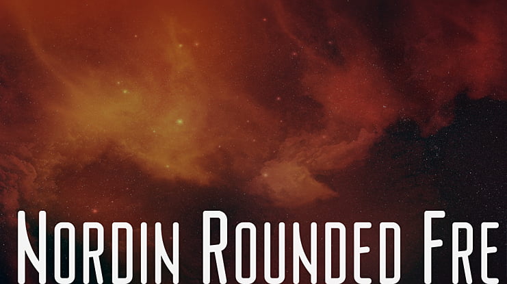 Nordin Rounded Free Font