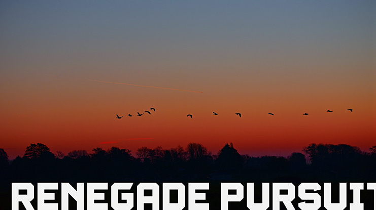 Renegade Pursuit Font