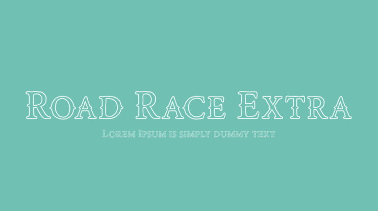 Road Race Extra Font